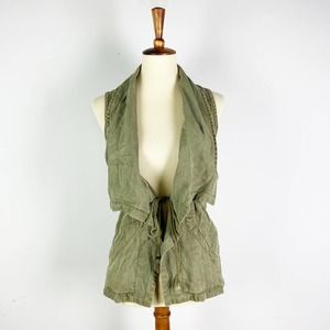 Laju vintage 90s y2k olive green vest Size XS